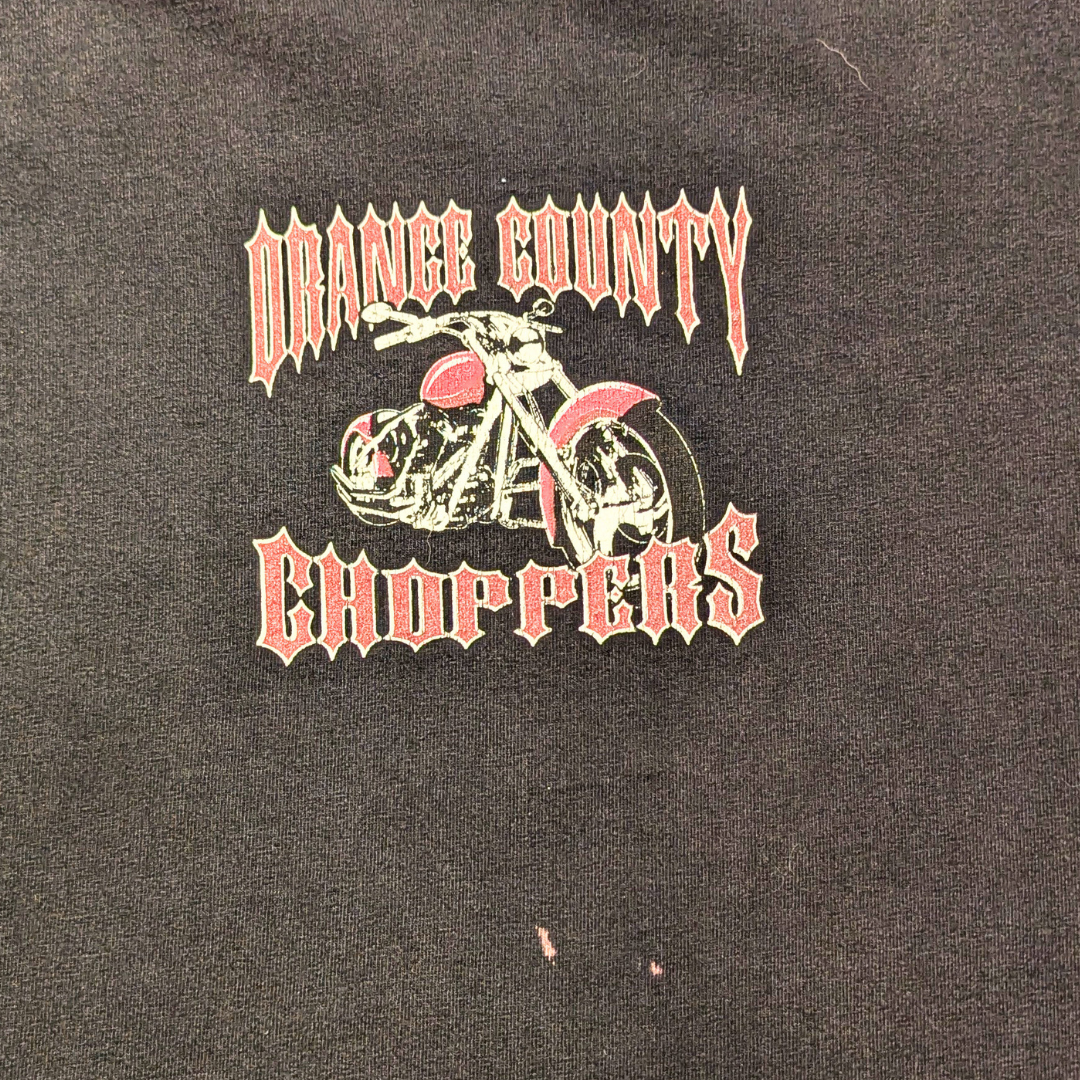 Y2K Orange Country Choppers Long Sleeves Shirt Size L