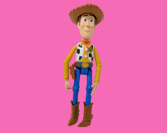 Jouets vintage Toy Story Woody, Buzz l'Éclair et Slinky des années 1990