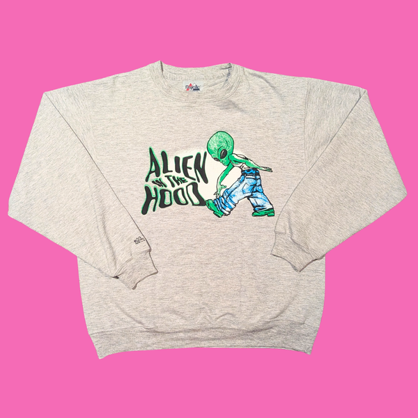 Vintage 1990's Alien in the Hood Crewneck Size M