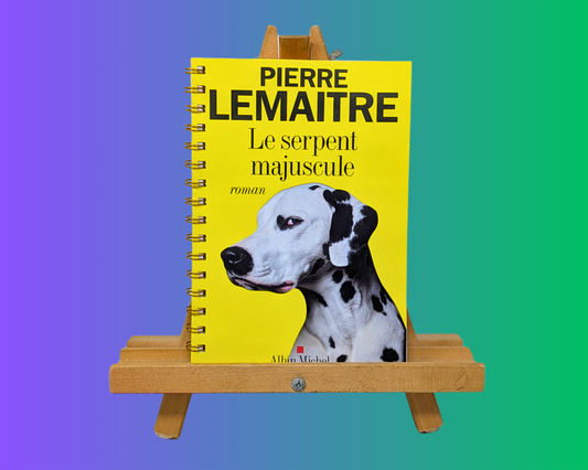 Handmade and Upcycled Le Serpent Majuscule by Pierre Lemaitre Notebook