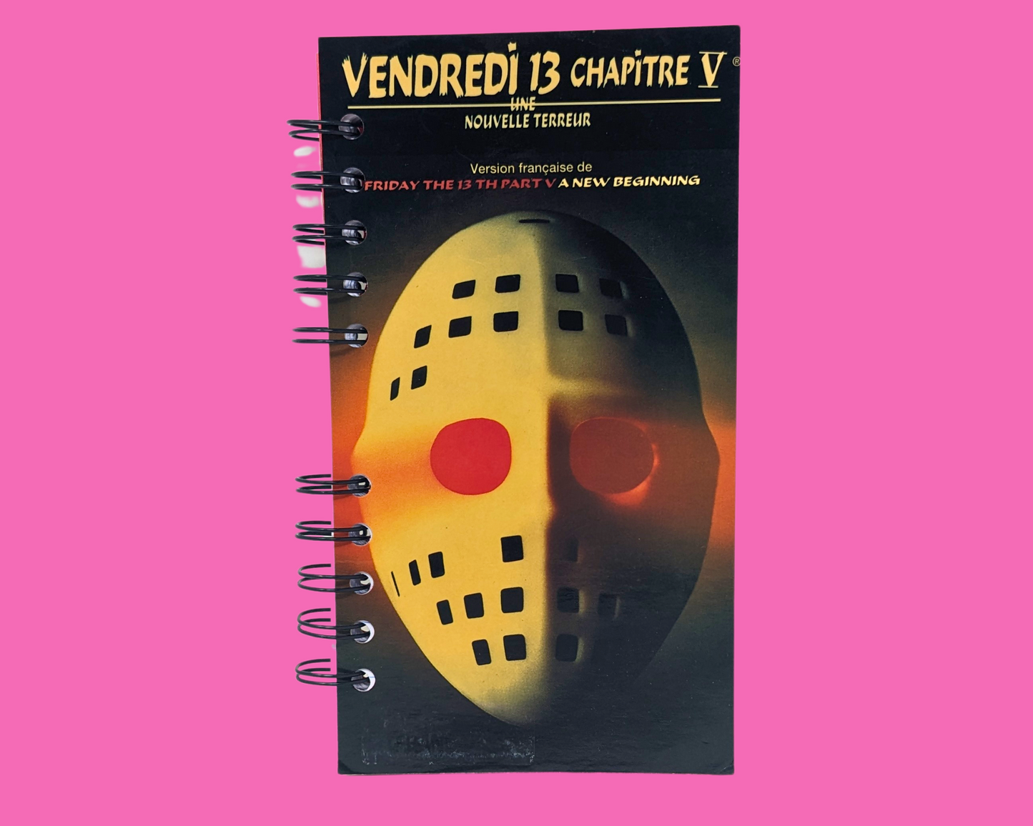 Friday The 13th Part V A New Beginning French Version VHS Movie Notebook