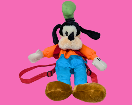 Sac en peluche vintage des années 1990 de Walt Disney Dingo