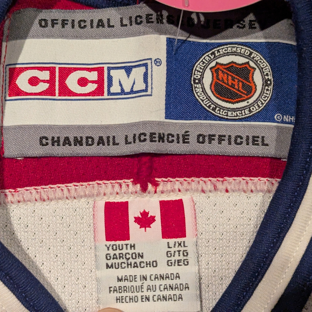 CCM Montreal Canadians Jersey Size L-XL for Kids