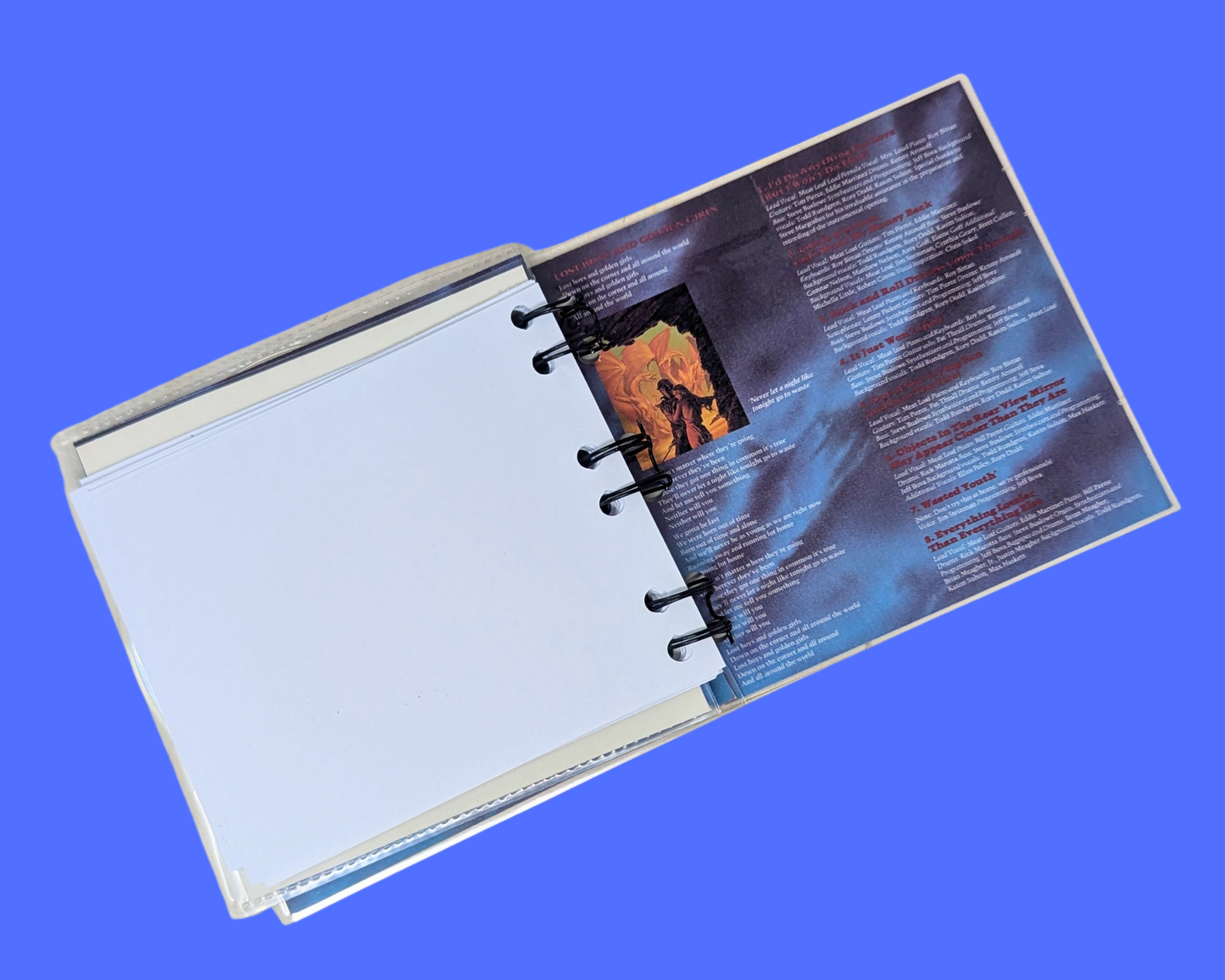 Meatloaf, Bat Out of Hell II CD Notebook