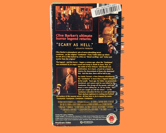 Candyman VHS Movie Notebook