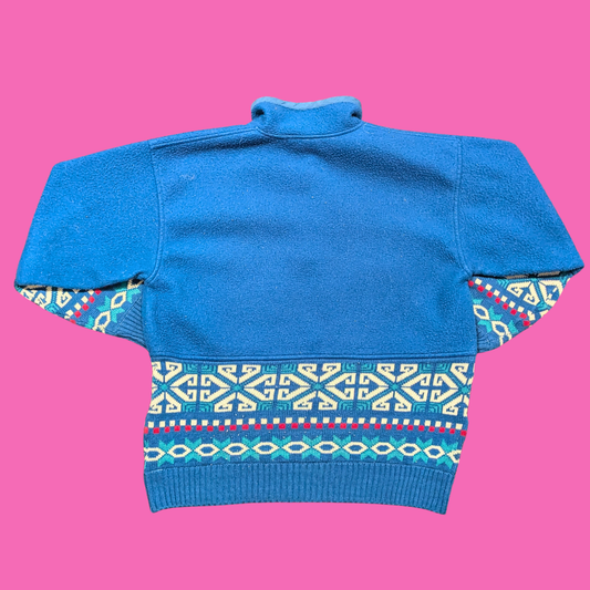 Vintage 1990's Lady Foot Locker Blue Fleece Size S