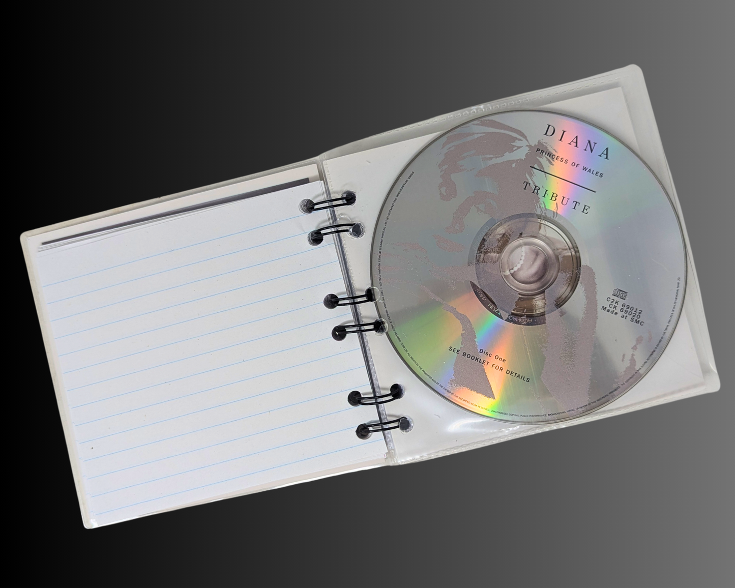 Diana, Princess Of Wales Tribute CD Notebook