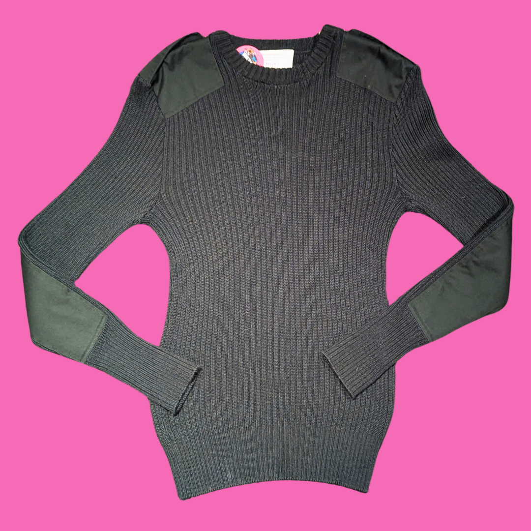Vintage 1990's Green Wool Sweater Size M