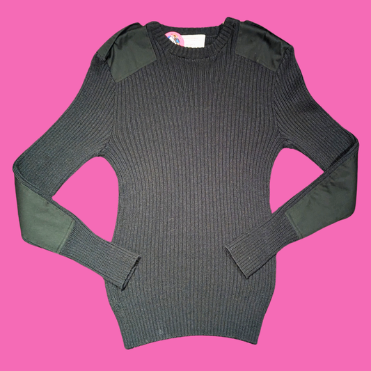 Vintage 1990's Green Wool Sweater Size M