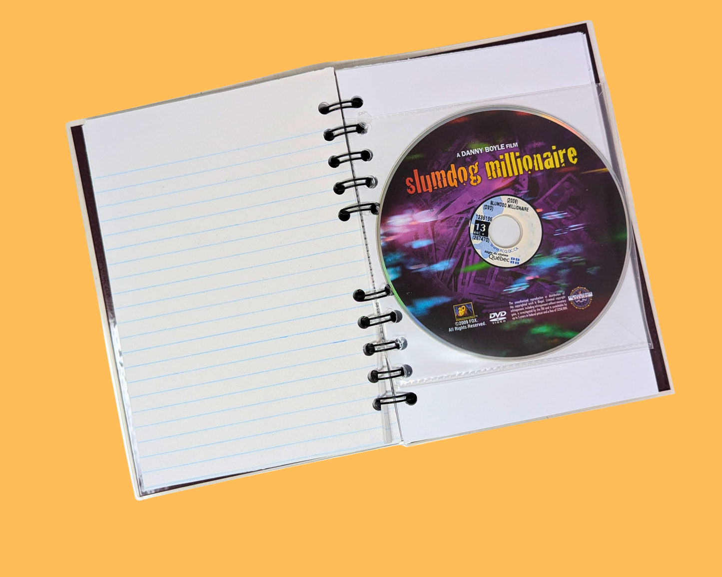 Carnet de notes du film DVD Slumdog Millionaire