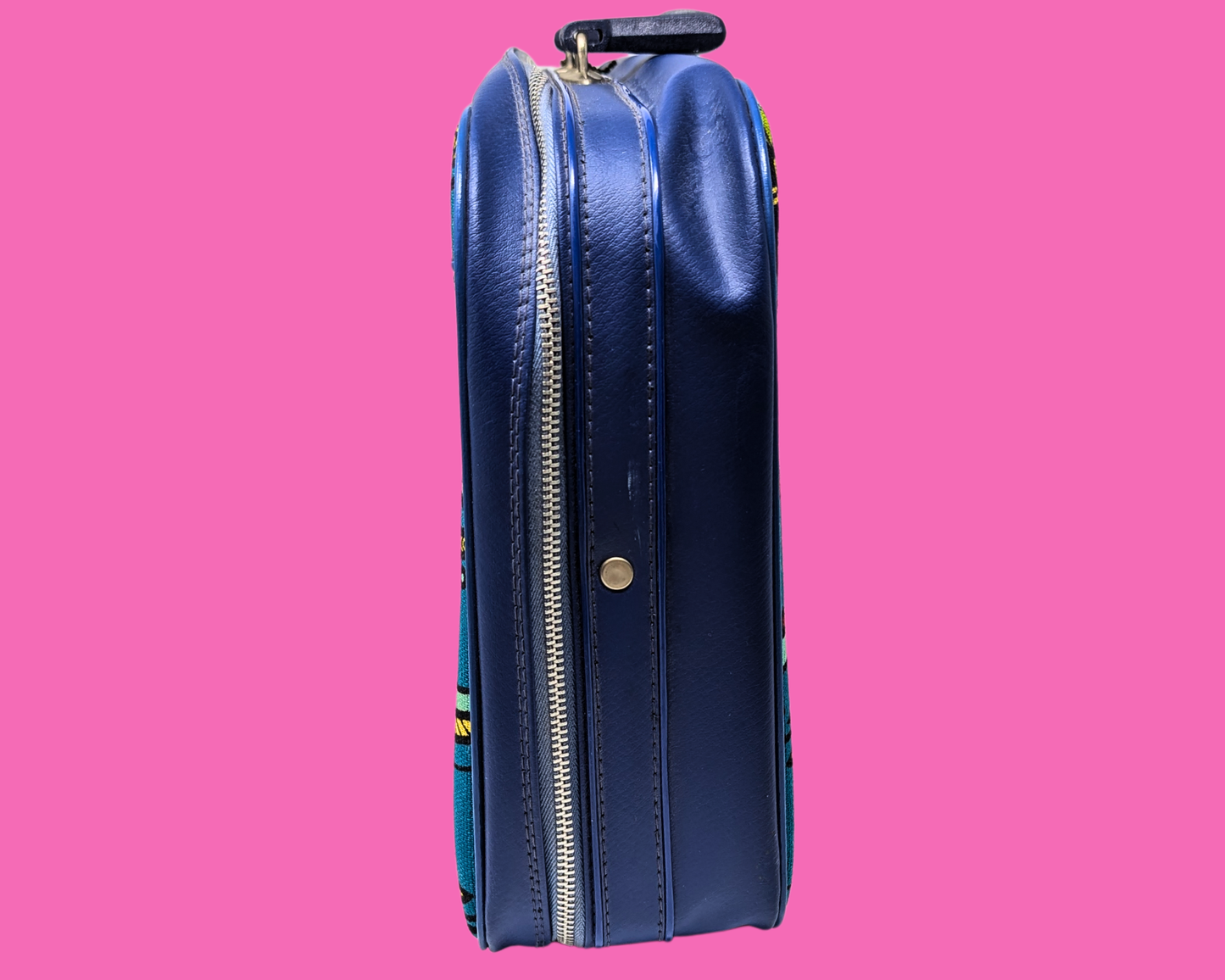 Valise vintage Groovy des années 1960 fabriquée au Japon