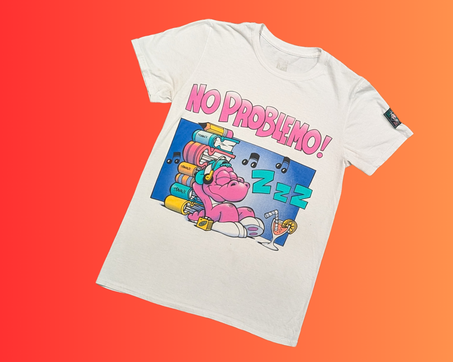 Vintage 1990's Humeur Design No Problemo T-Shirt Size S