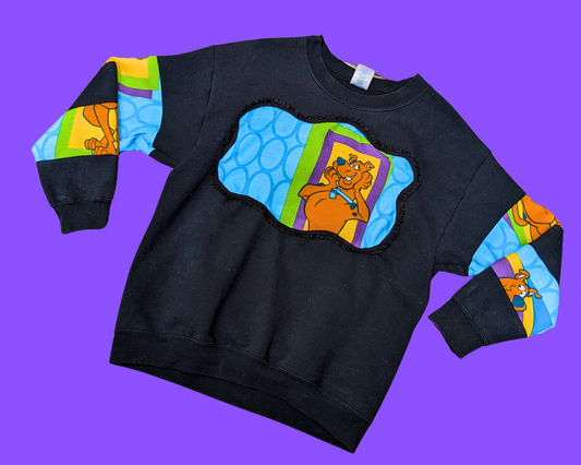 Upcycled Scooby-Doo Crewneck Size M