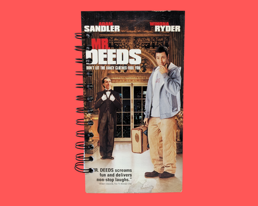 Mr. Deeds VHS Movie Notebook