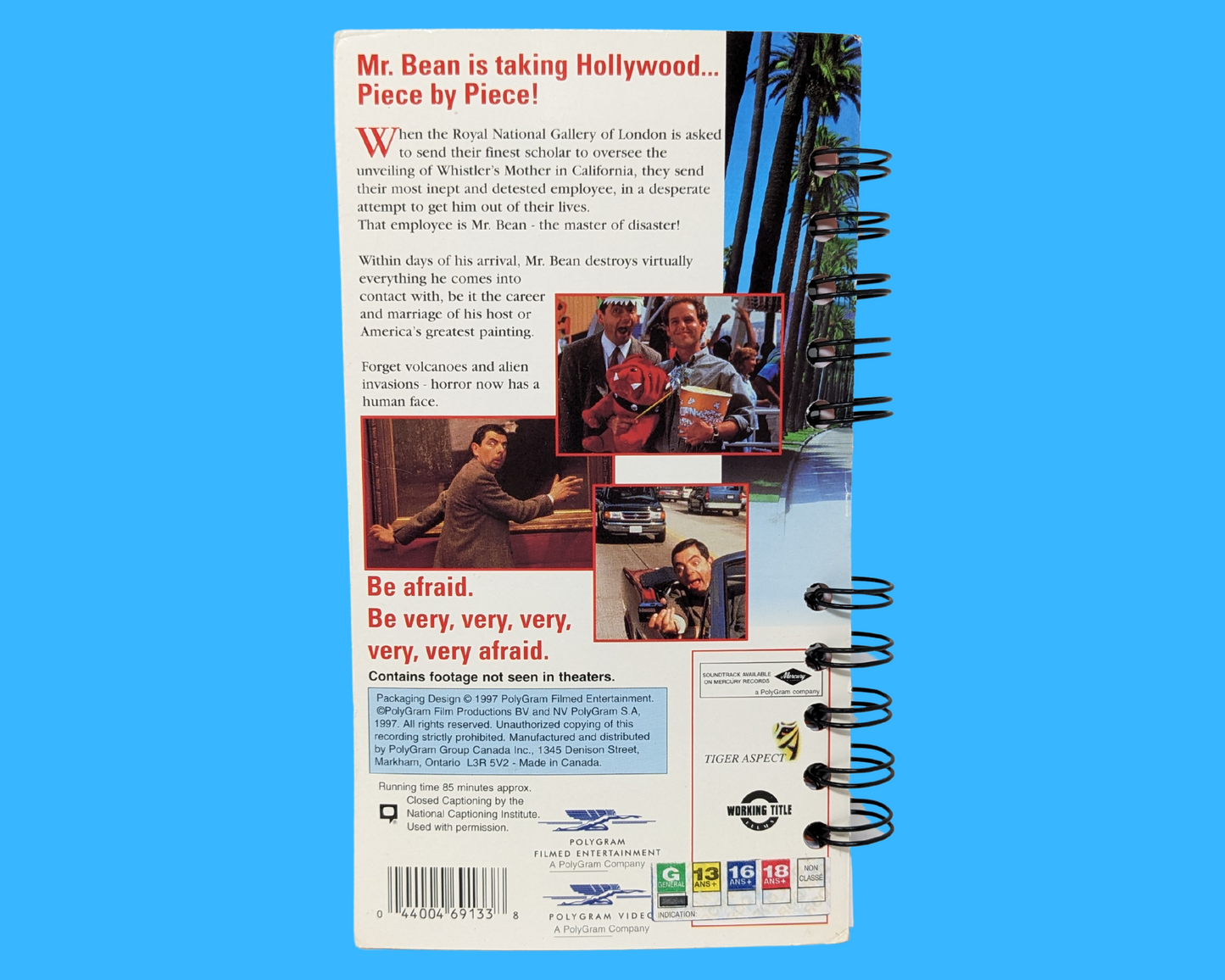 Bean The Ultimate Disaster Movie VHS Carnet de notes