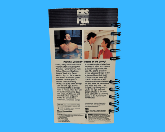 Cocoon VHS Movie Notebook