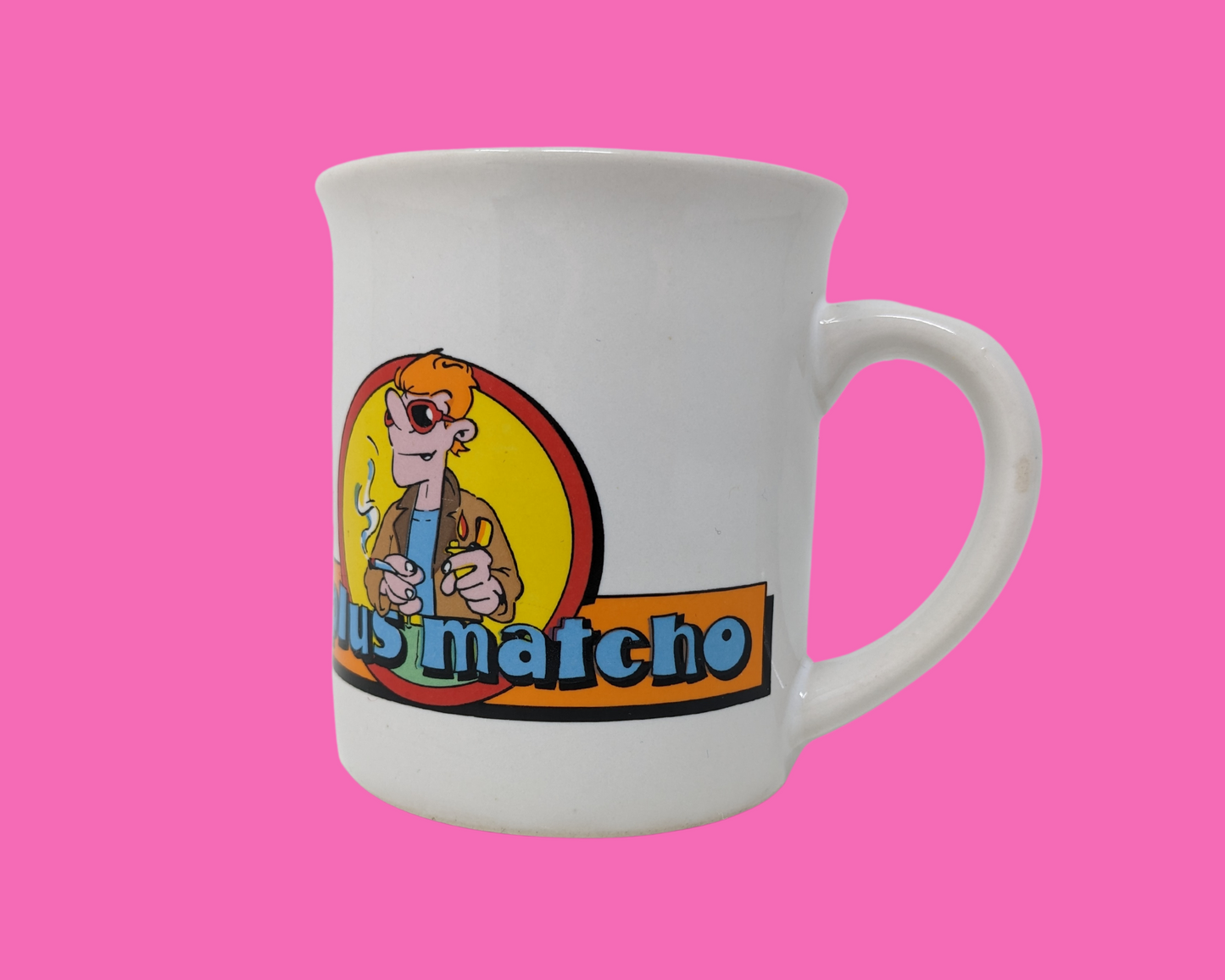 Vintage 1990's Le Plus Matcho Coffee Mug