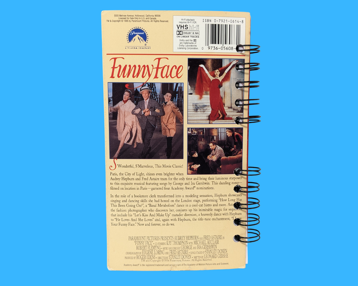 Cahier de film VHS Funny Face