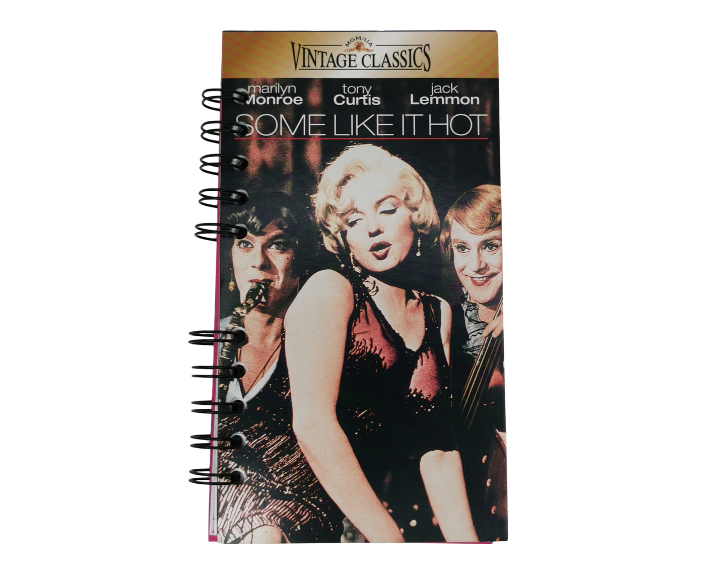 Some Like It Hot VHS Movie Notebook