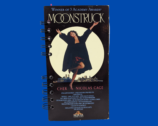 Moonstruck VHS Movie Notebook