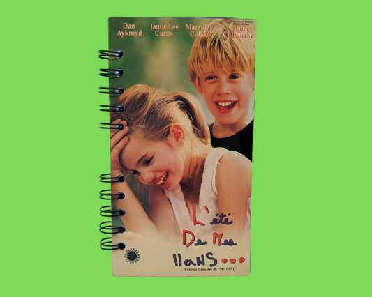 My Girl French Version VHS Movie Notebook
