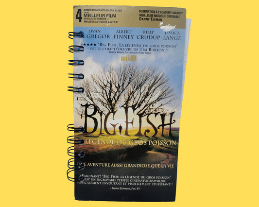 Big Fish VHS Movie Notebook