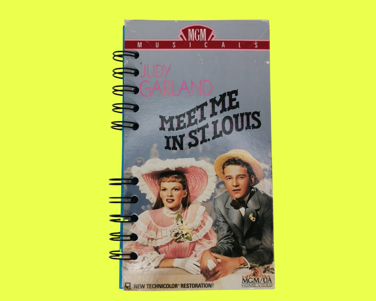 Meet Me in St. Louis Upcycled VHS Movie Notebook