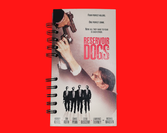 Cahier de film VHS recyclé Reservoir Dogs