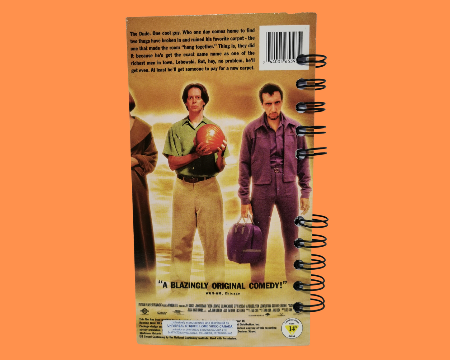 The Big Lebowski VHS Movie Notebook