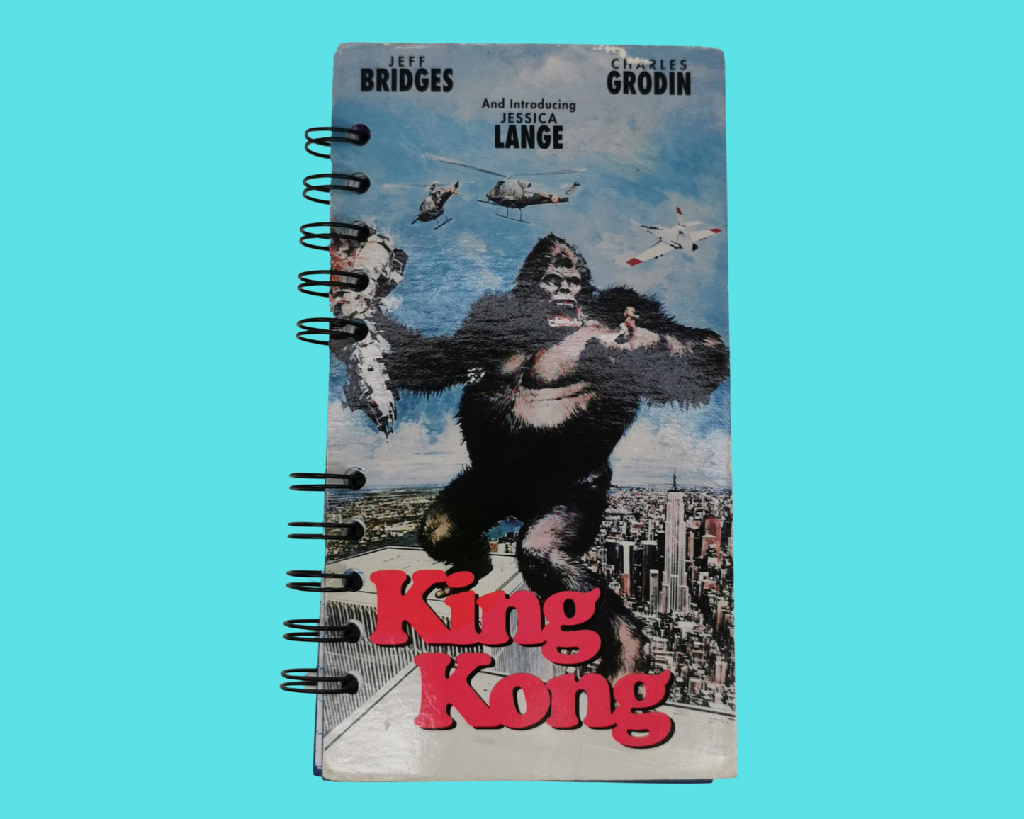 King Kong Upcycled VHS Movie Notebook