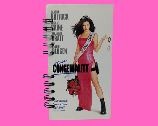 Miss Congeniality VHS Movie Notebook