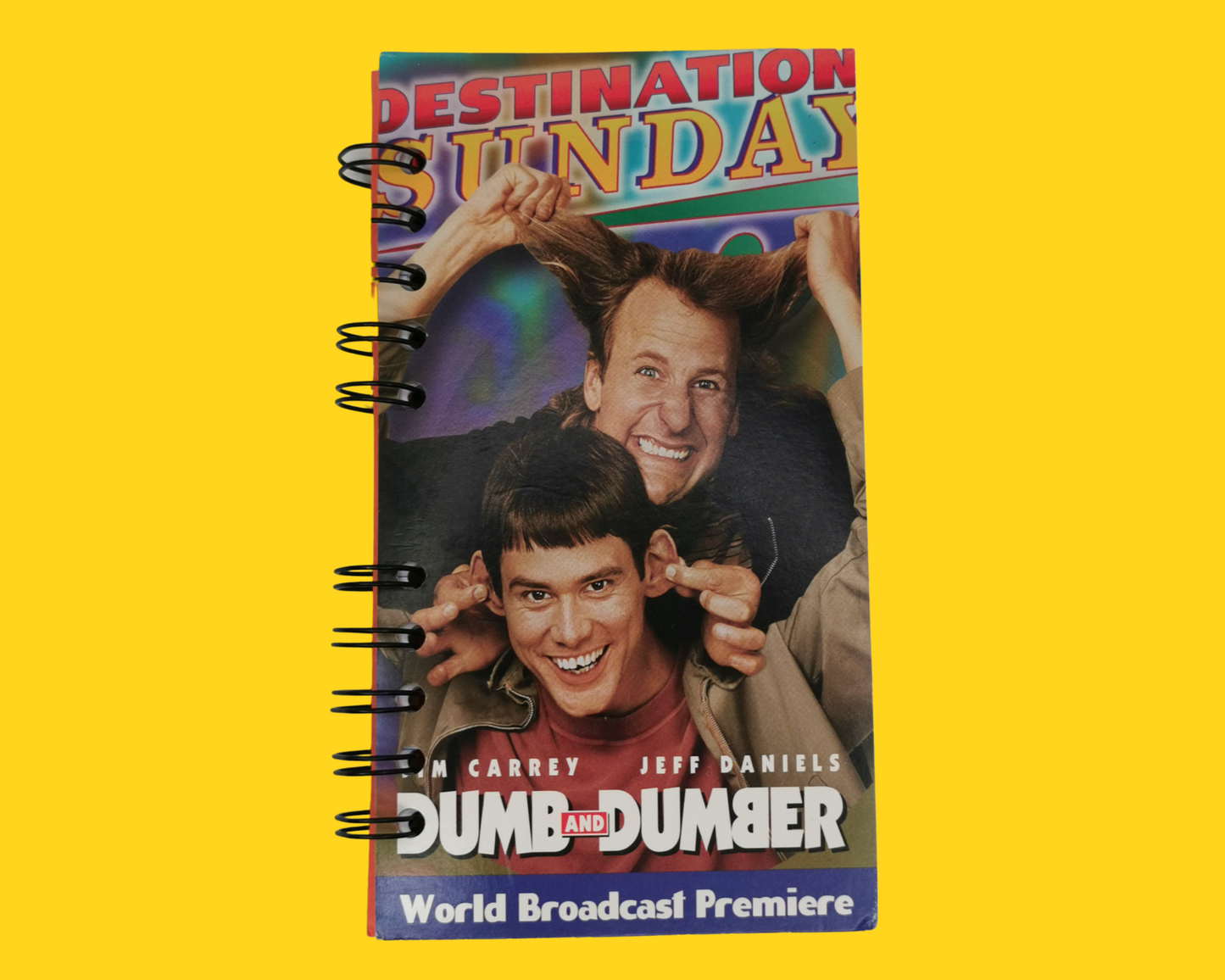 Dumb and Dumber Upcycled VHS Movie Notebook