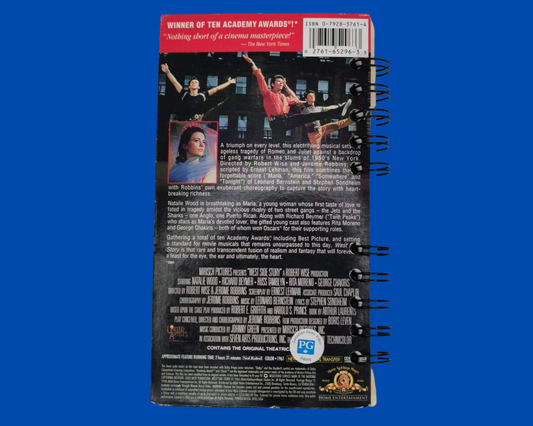 West Side Story VHS Movie Notebook