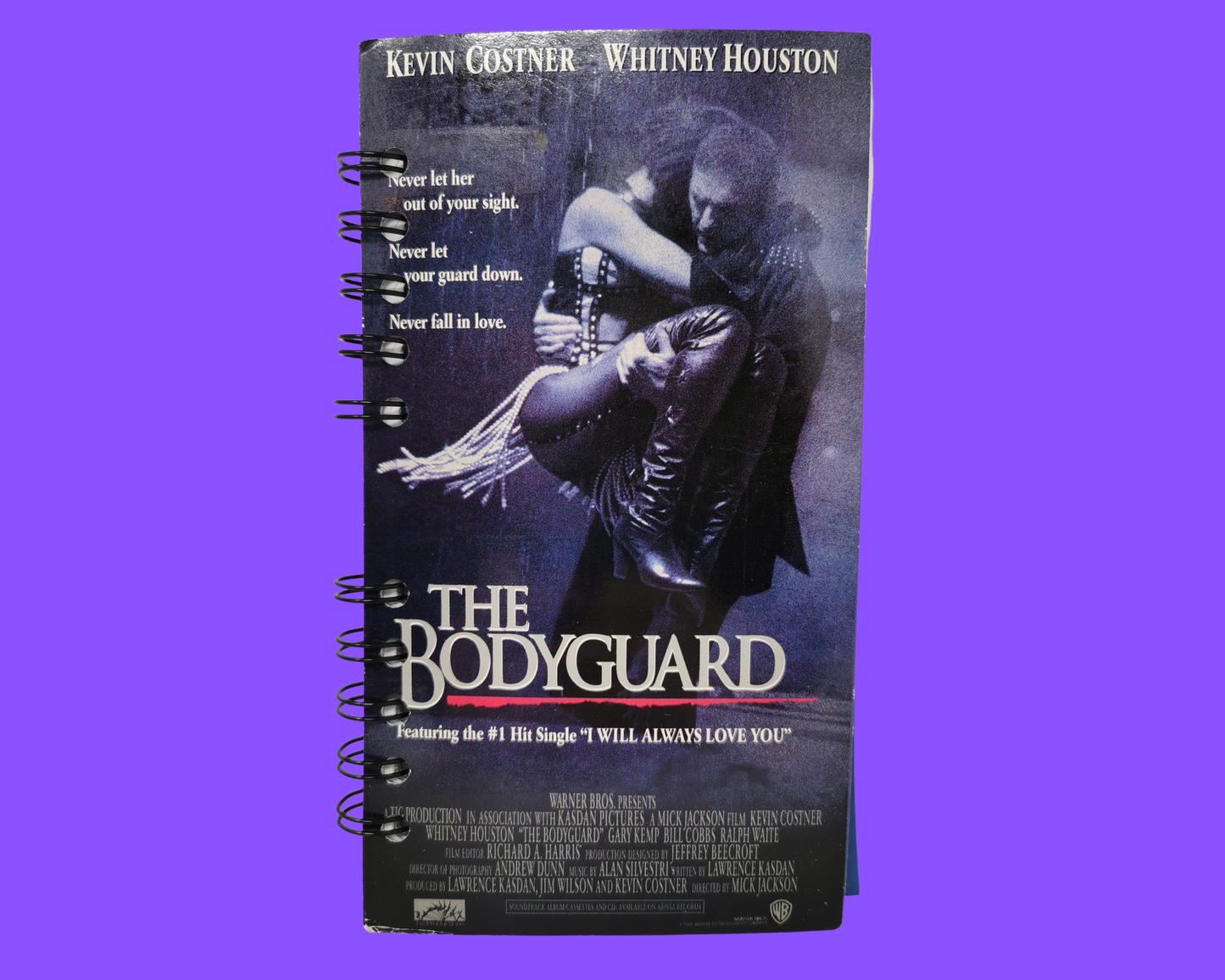 Cahier de film VHS The Bodyguard
