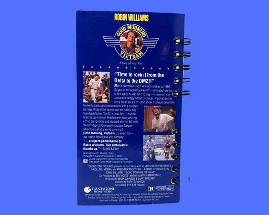 Good Morning Vietnam VHS Movie Notebook