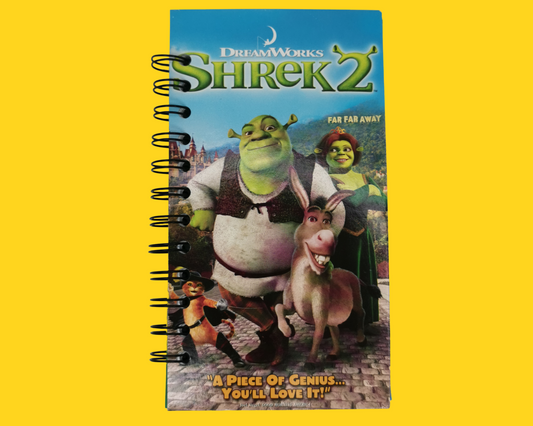 Shrek 2 VHS Movie Notebook