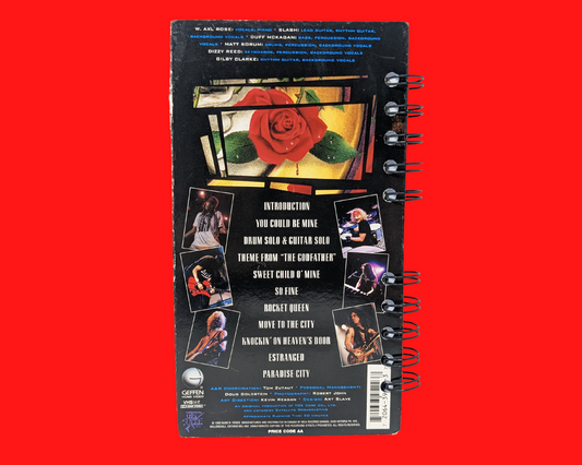 Guns N' Roses Use Your Illusion II VHS Movie Notebook