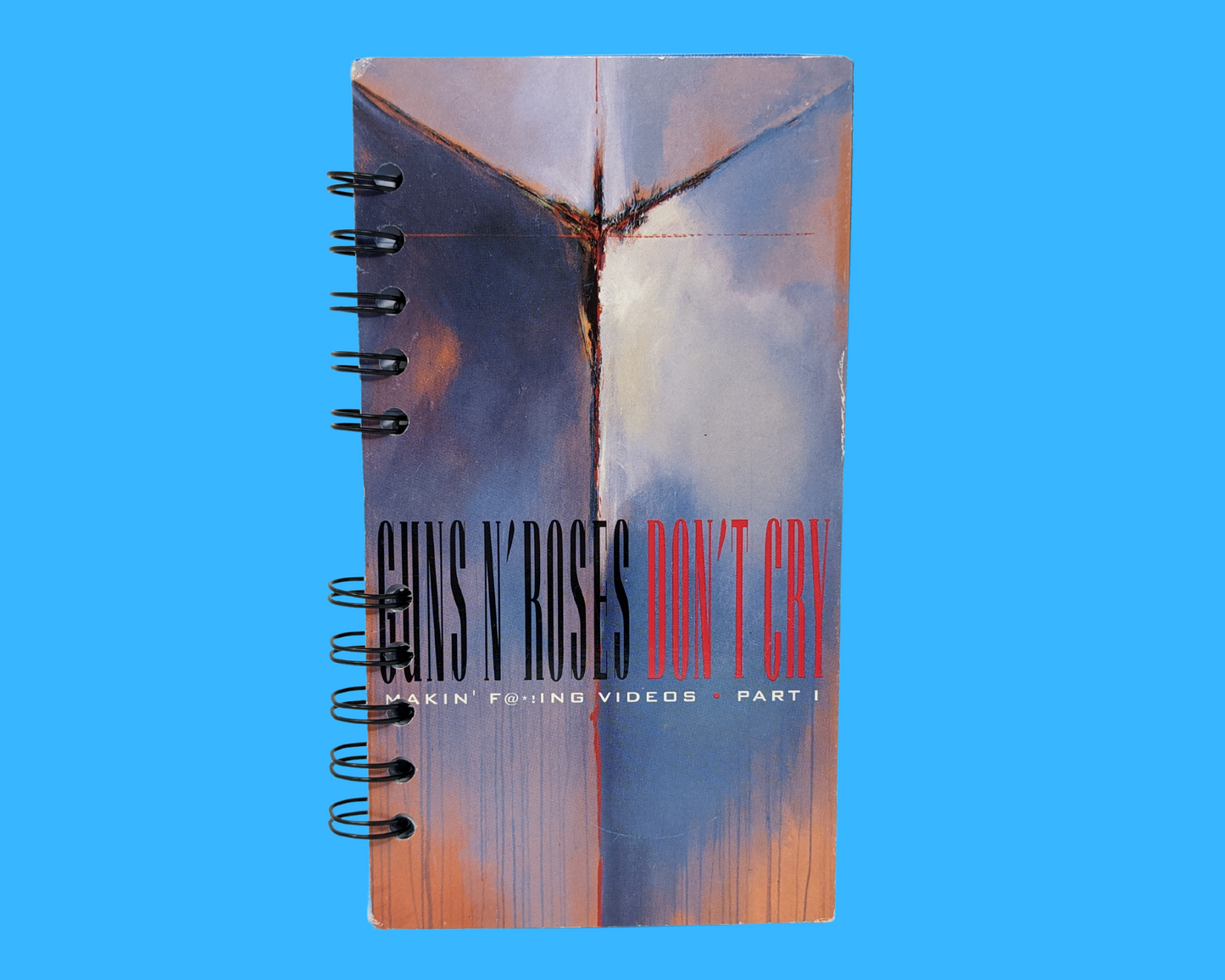Guns N' Roses Don't Cry VHS Movie Notebook