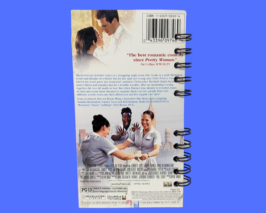 Maid in Manhattan VHS Movie Notebook
