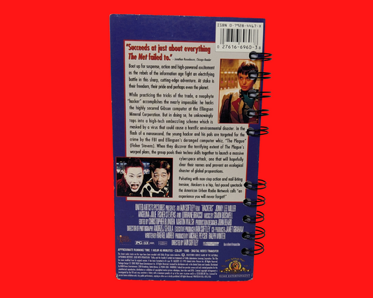 Hackers VHS Movie Notebook