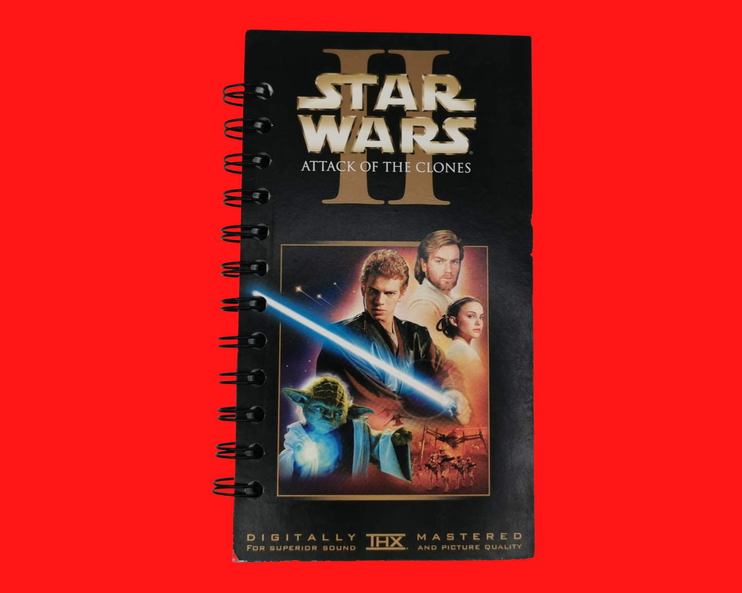 Star Wars Attack of the Clones VHS Movie Notebook