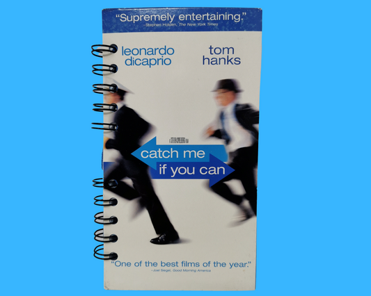 Catch Me If You Can VHS Movie Notebook