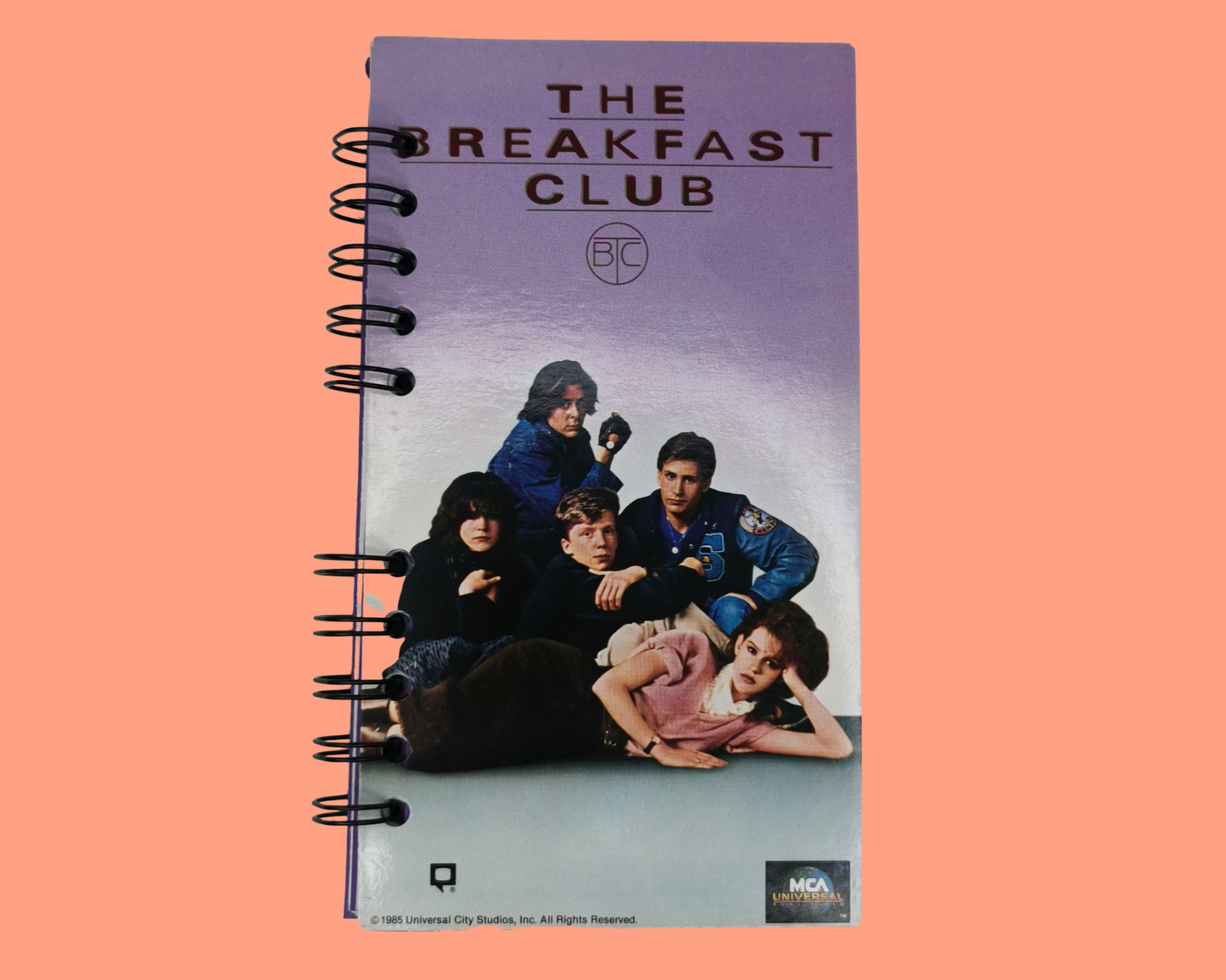 Cahier de film VHS The Breakfast Club
