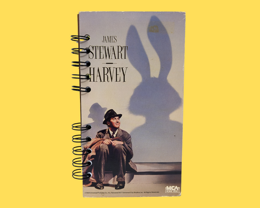Harvey VHS Movie Notebook