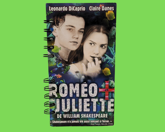 Romeo + Juliet VHS Movie Notebook