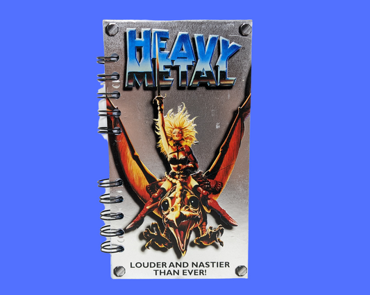 Heavy Metal VHS Movie Notebook