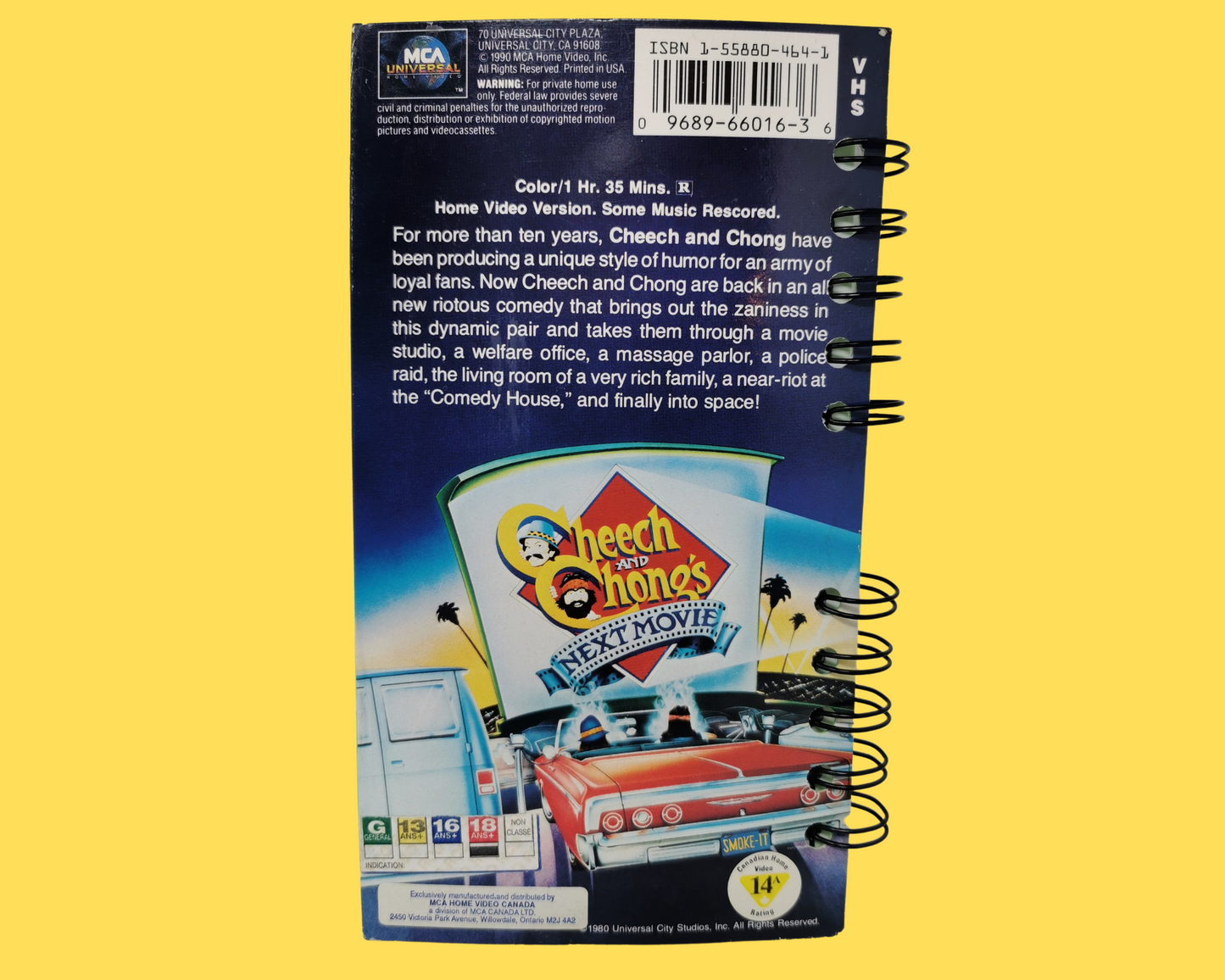 Cheech and Chong's Next Movie VHS Movie Notebook
