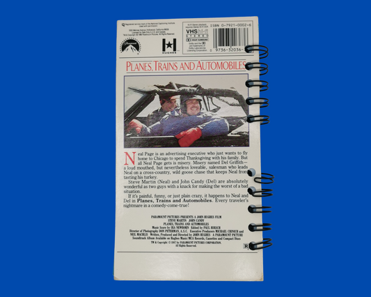 Planes, Trains and Automobiles VHS Movie Notebook
