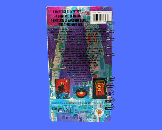 Heavy Metal VHS Movie Notebook
