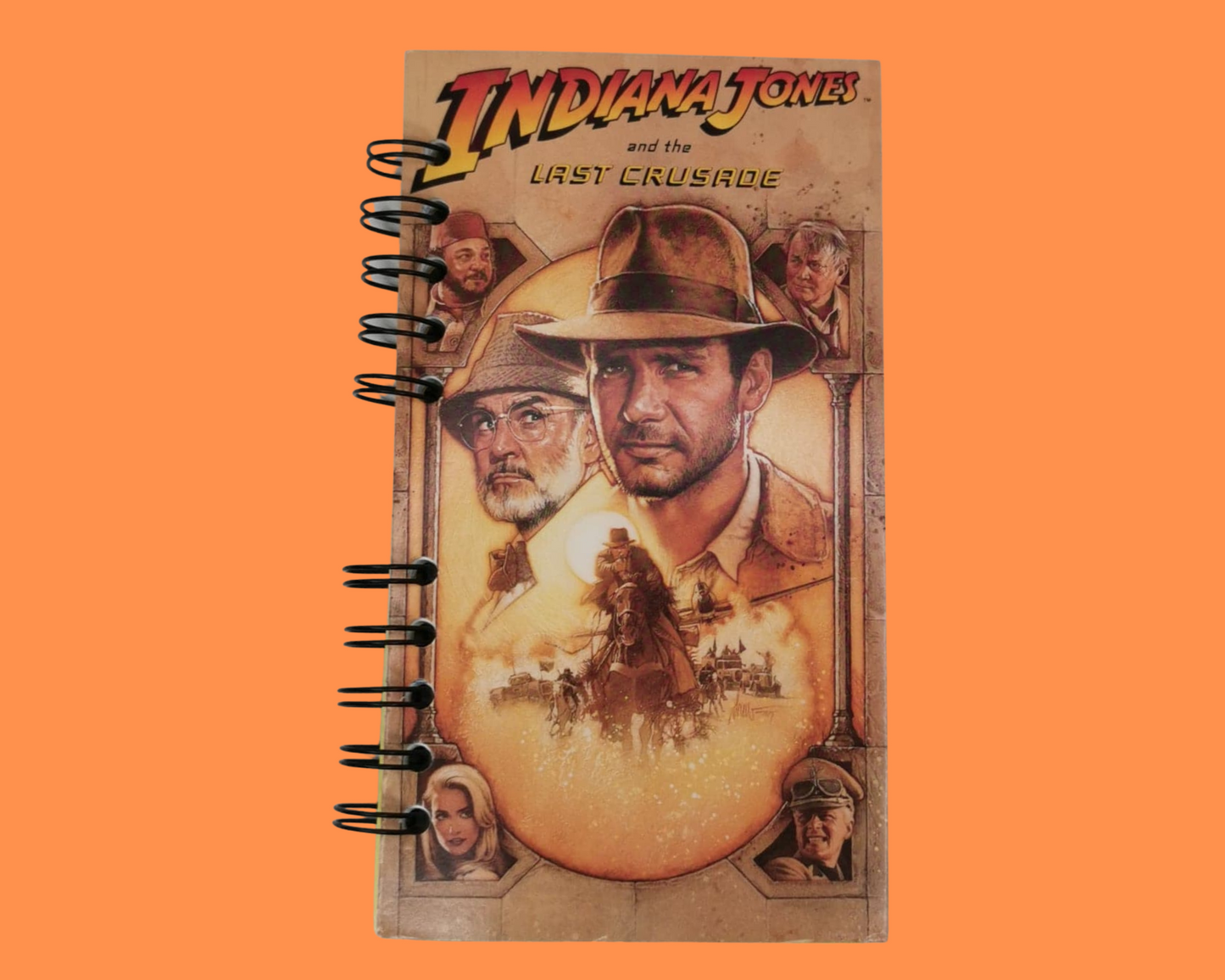 Indiana Jones and the Raiders and the Last Crusade VHS Movie Notebook